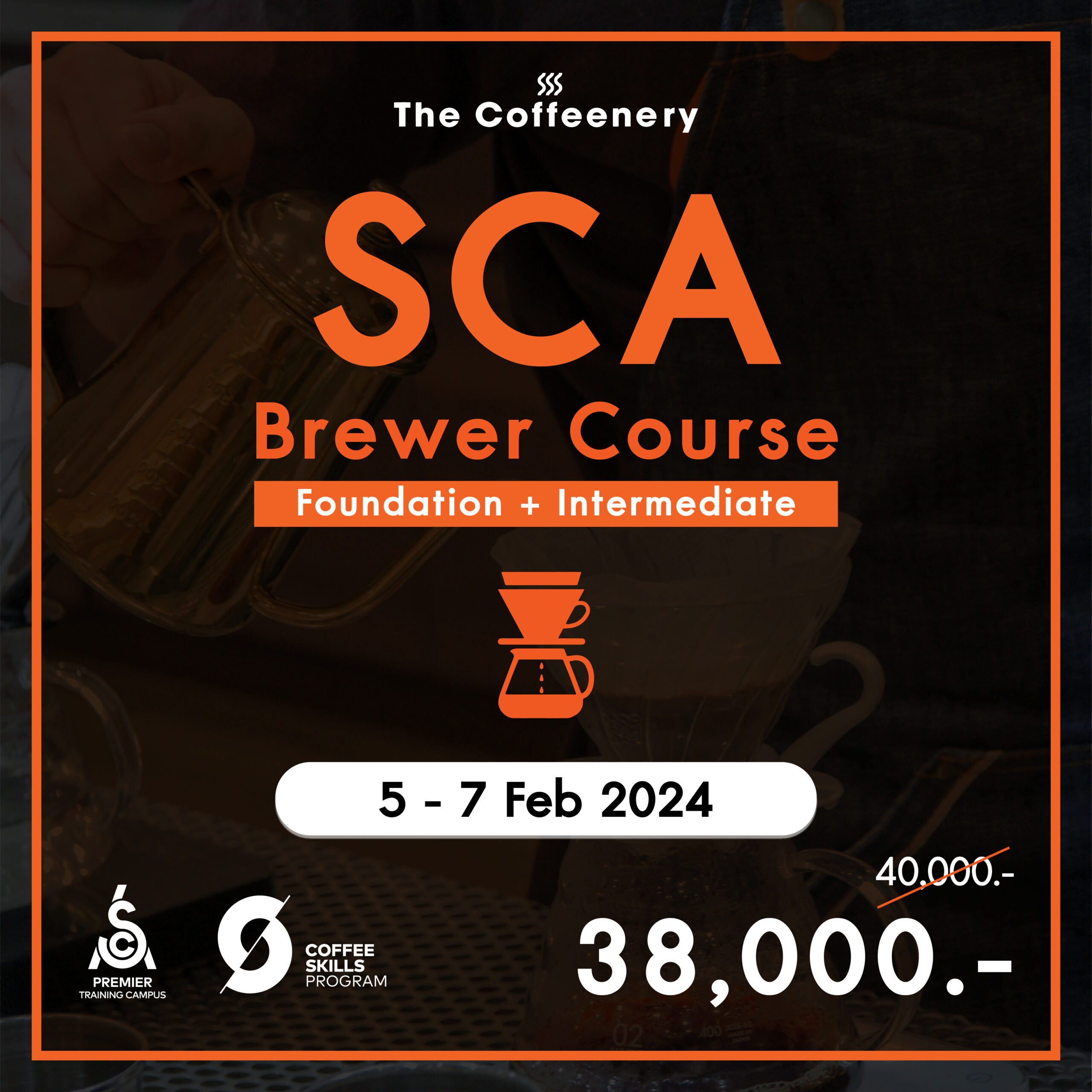 SCA Brewing Course (Foundation & Intermediate) The Coffeenery